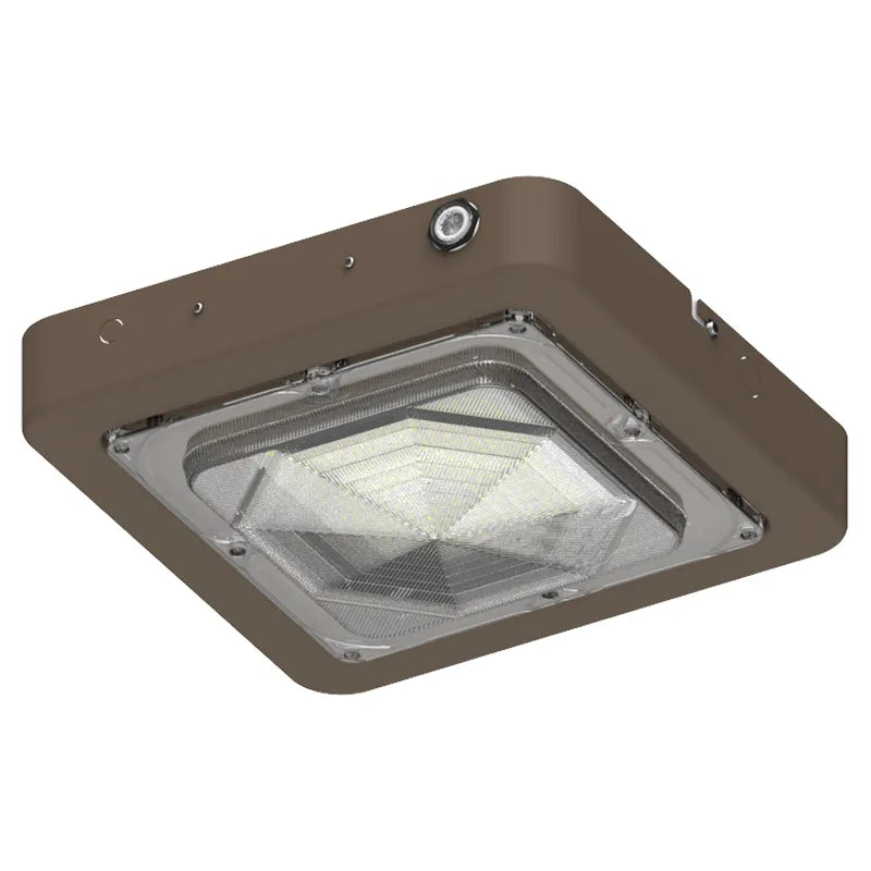 Westgate CXES-30-60W-MCTP-EM 30W/45W/60W LED Square Garage Light Emergency Backup Bronze Finish 30K/40K/50K 120-277V
