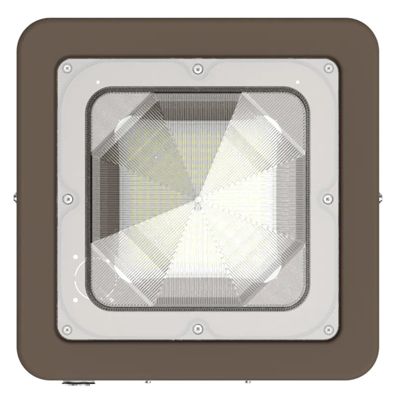 Westgate CXES-30-60W-MCTP-EM 30W/45W/60W LED Square Garage Light Emergency Backup Bronze Finish 30K/40K/50K 120-277V