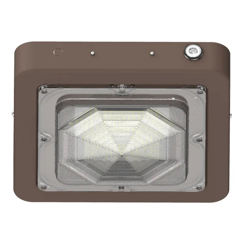 Westgate CXES-30-60W-MCTP-EM 30W/45W/60W LED Square Garage Light Emergency Backup Bronze Finish 30K/40K/50K 120-277V