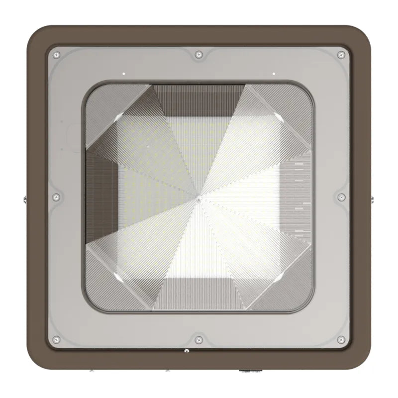 Westgate CXES-40-80W-MCTP-EM 40W/60W/80W LED Square Garage Light Emergency Backup Bronze Finish 30K/40K/50K 120-277V