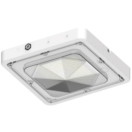 Westgate CXES-40-80W-MCTP-WH 40W/60W/80W LED Square Garage Light White Finish 30K/40K/50K 120-277V