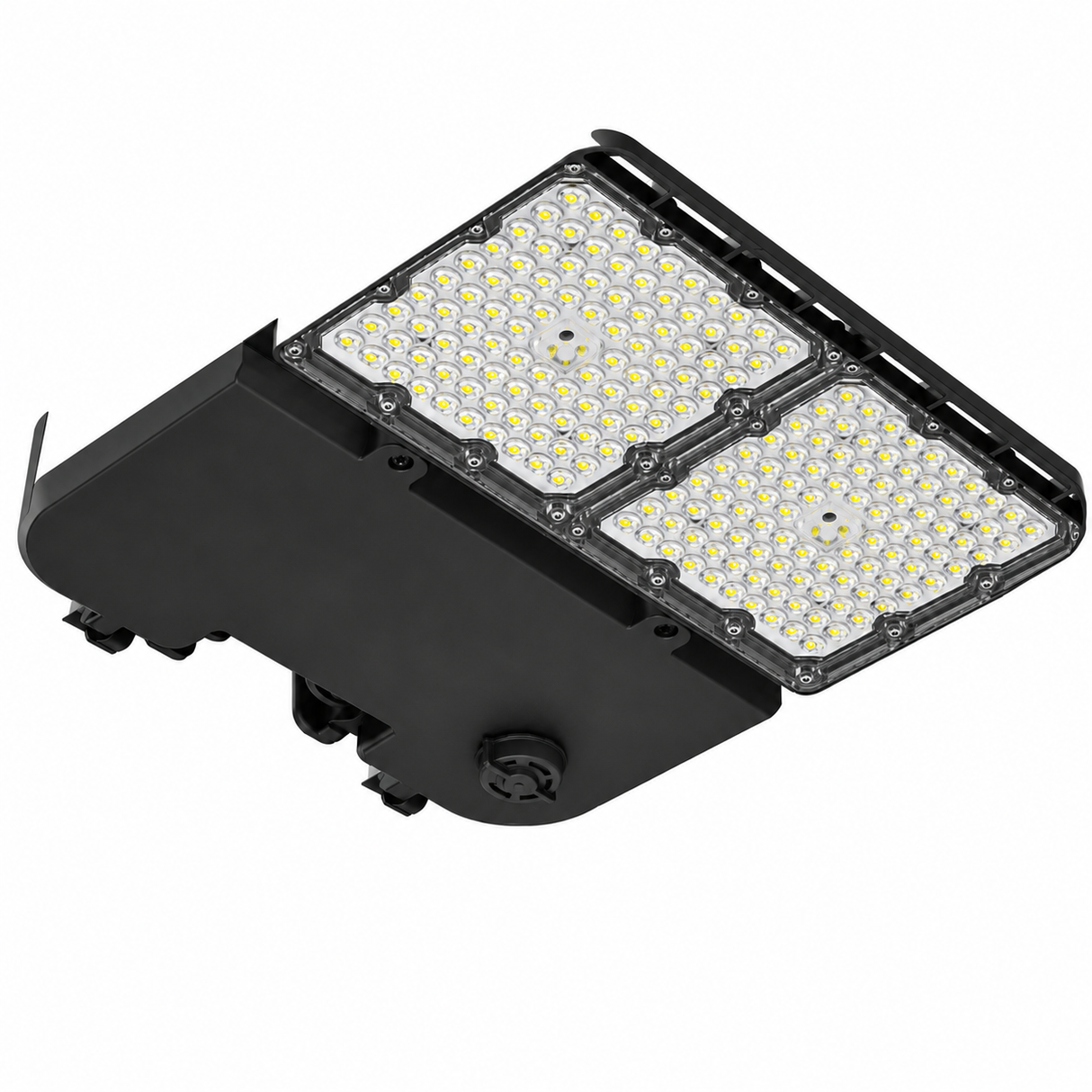 NaturaLED 9715 SAL75S/T3/8C3/BK-Z10 25/42/50/75W LED Slim Area Light Black Finish 3000K/4000K/5000K 120-277V