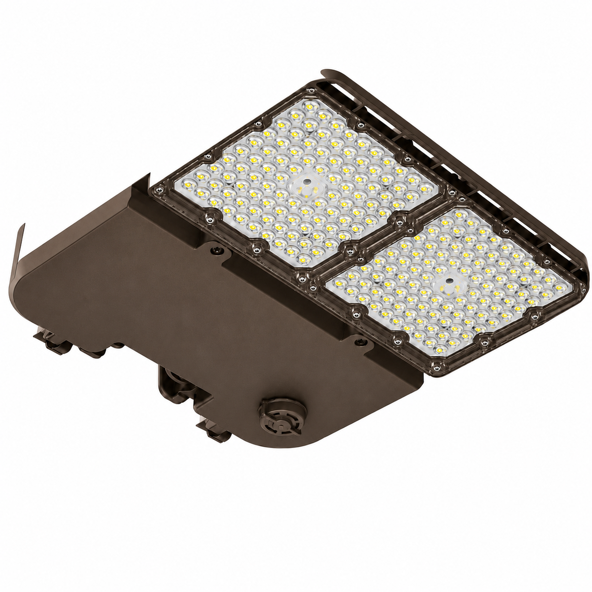 NaturaLED 9714 SAL75S/T3/8C3/BZ-Z10 25/42/50/75W LED Slim Area Light Bronze Finish 3000K/4000K/5000K 120-277V