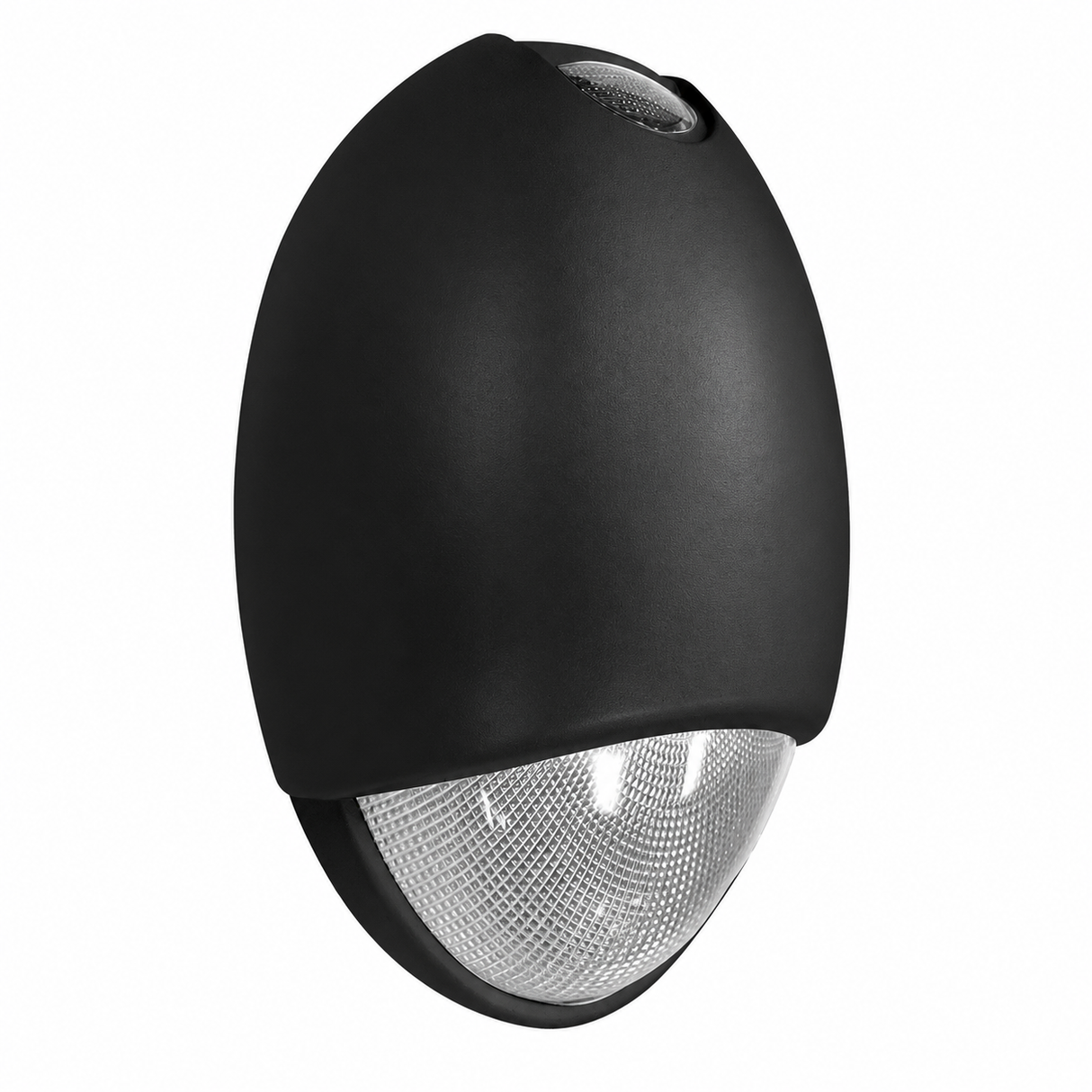 NaturaLED 9747 LEDEM-WP15/8C3/BK-PHO 15W LED Decorative Emergency Wall Pack Black Finish with Photocell and Emergency Backup 3500K/4000K/5000K 120-277V