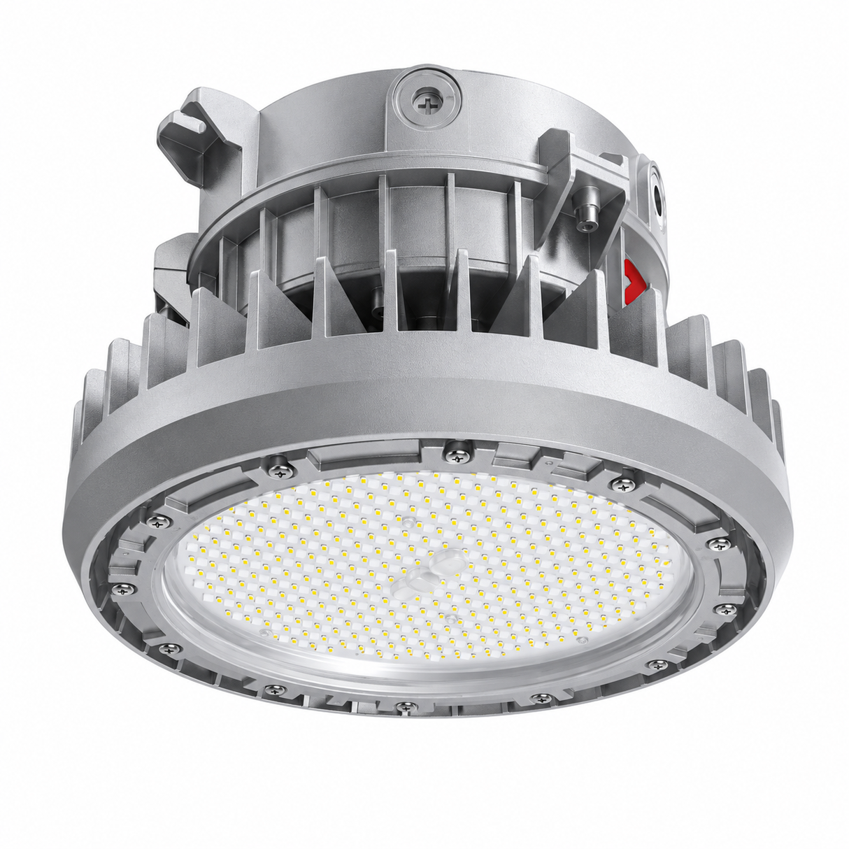 LEDone HB0271 HA05-100-U-50-000-CG-T-DM 100W LED Explosion-Proof Highbay Light 5000K Pendant and Trunnion Mount Included 100-277V