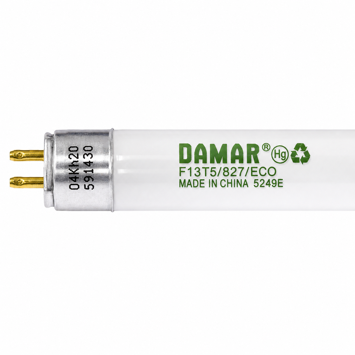 DAMAR 05249E F13T5/827/ECO 13W T5 Fluorescent Tube 2700K G5 Bi-Pin Base