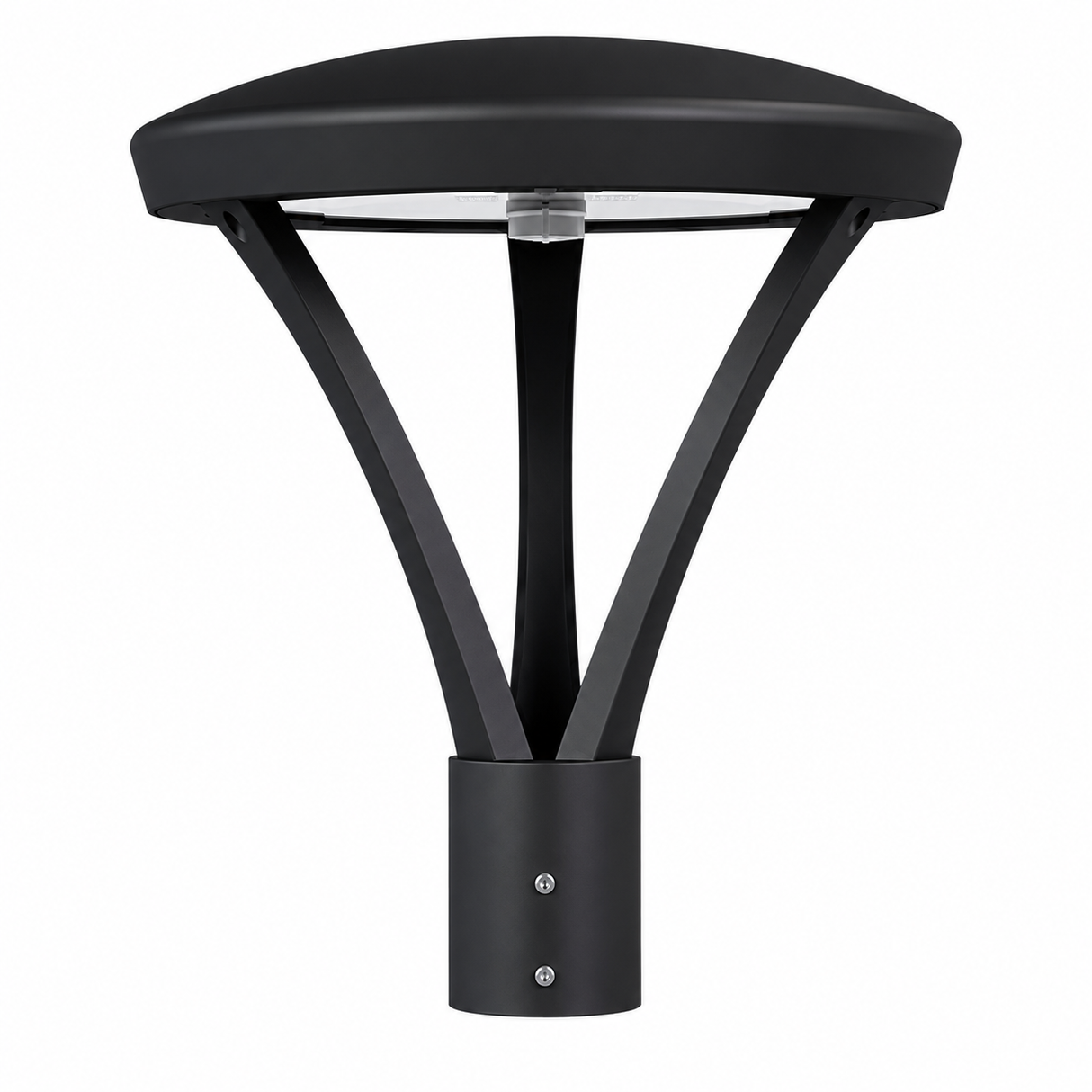 NaturaLED 9727 PST16/100S/T5/8C3/BK-Z10 60/80/100W 16-Inch LED Post-Top Light Fixture Black Finish 3000K/4000K/5000K 120-277V