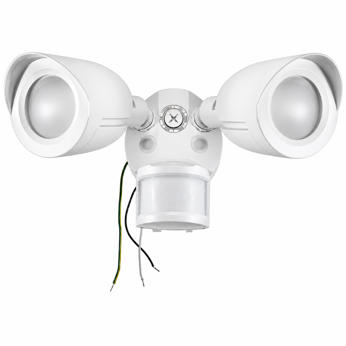 DAMAR 34940D 20W LED Security Light with Motion Detector or Dusk to Dawn 3000K/4000K/5000K White Finish 120V