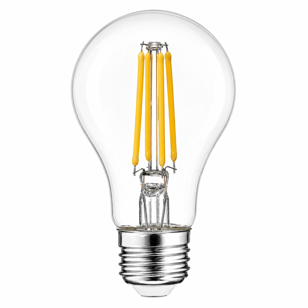 DAMAR 34123B LED5A19/CL/FIL/27K/D 5W A19 Filament LED Light Bulb 2700K Dimmable 120V