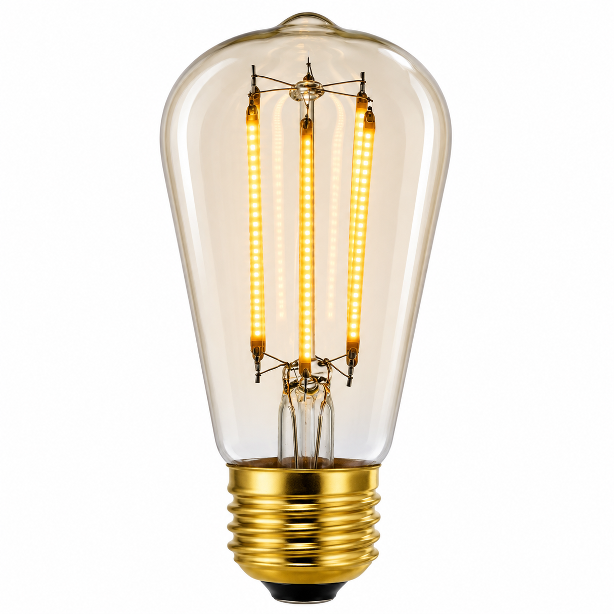 DAMAR 38819A LED.5ST18/ANTIQUE/2K 0.5W ST18 Filament LED Light Bulb 2000K 120V