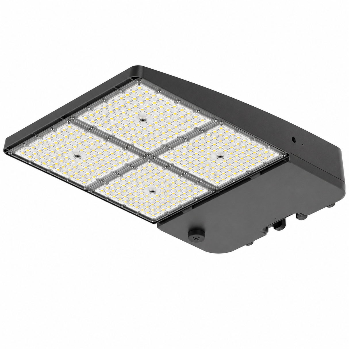 NaturaLED 5211 FXSCL450SW/8CCT3/BK/TT-Z10 350/400/450W LED Sport Court Tennis Area Light Black Finish 3000K/4000K/5000K 120-277V