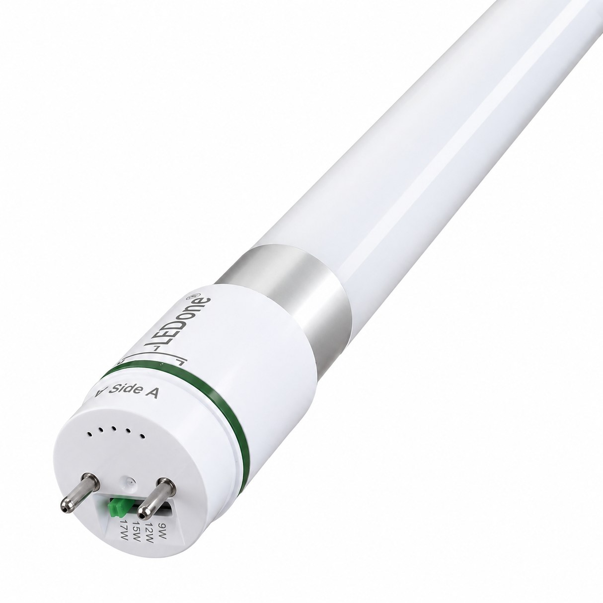 LEDone T80238 LOC-T84FTBMW(9/12/15/17)MCCT(30/35/40/50/65) 9/12/15/17W 4ft LED T8 Tube 30/35/40/50/65K Type B 1271-2400lm 120-277V