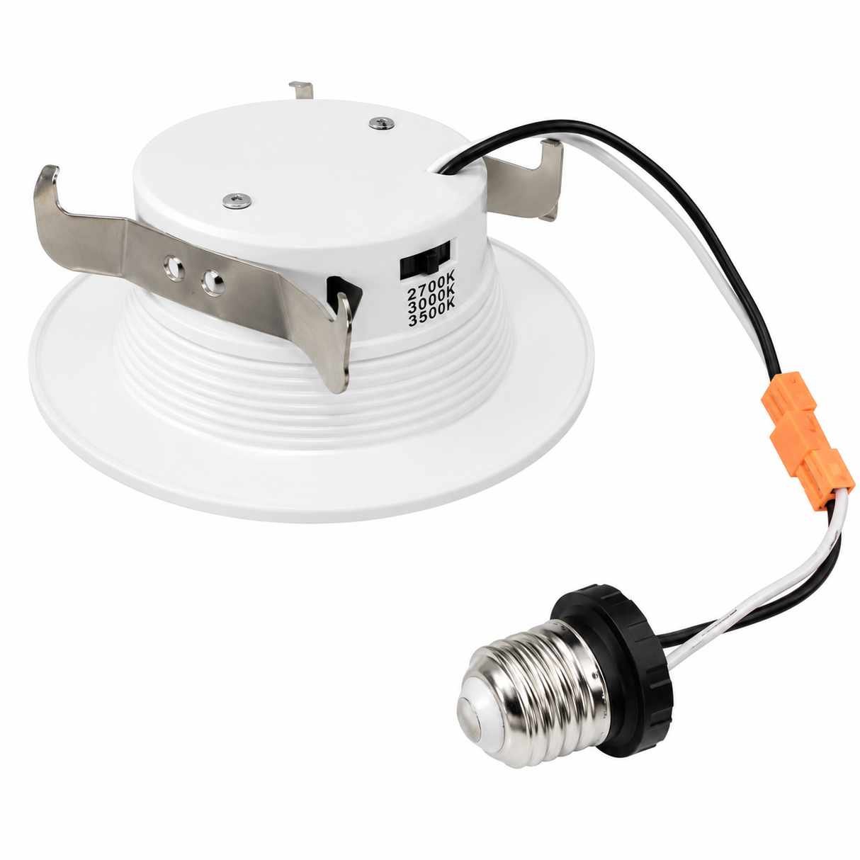LEDone DL0103 LOC-4RD-10WMCCT(27/30/35/40/50) 10W 4-Inch LED Residential Round Downlight 2700K/3000K/3500K/4000K/5000K 120V
