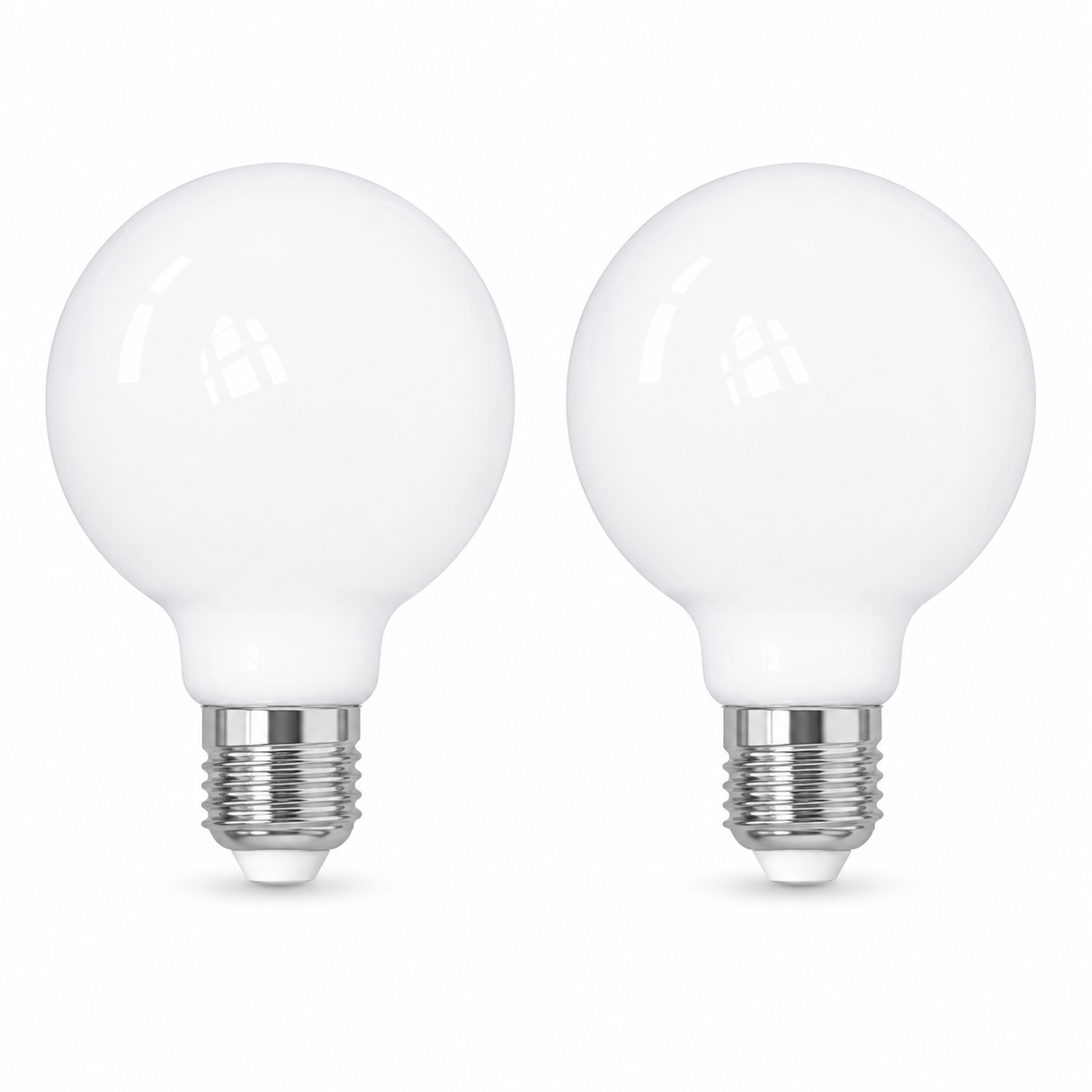 Bulbrite 862697 8.5W LED Filament Light Bulb with A Milky Finish and Medium Screw Base Soft White Light 3000K Dimmable E26 Medium 800 Lumens 120V 2PK
