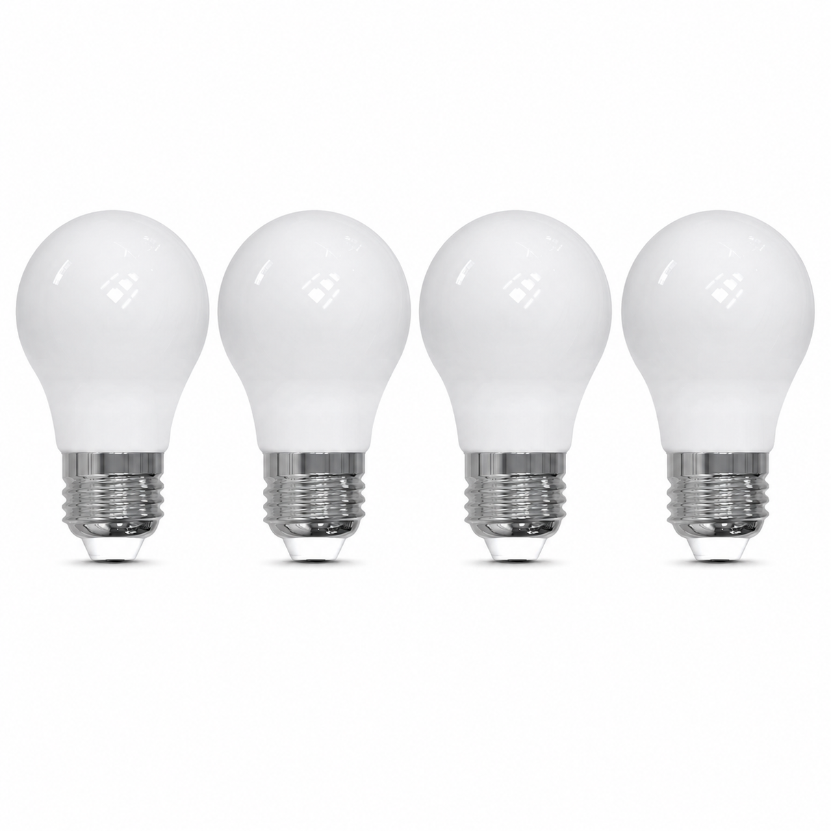 Bulbrite 862059 7W LED Filament A15 Light Bulb with Milky Glass Finish and Medium Base Warm White Light 2700K Dimmable E26 Medium 800 Lumens 120V 4PK