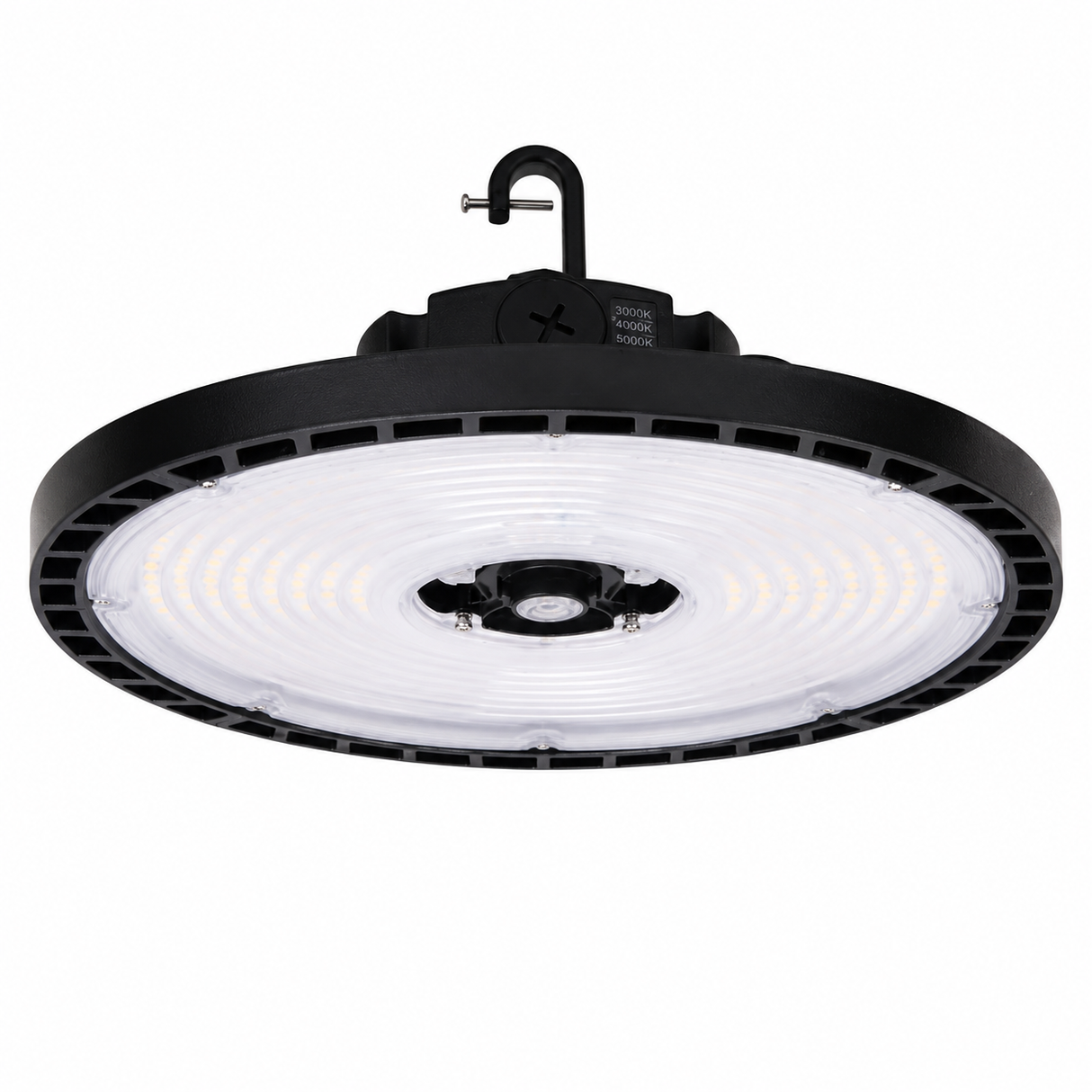 Halco 37313 ERHB-4-LS-CS-U 180-210-240W Essential Round Highbay 4000K/5000K Dimmable 26700-30600-34200lm 120-277V