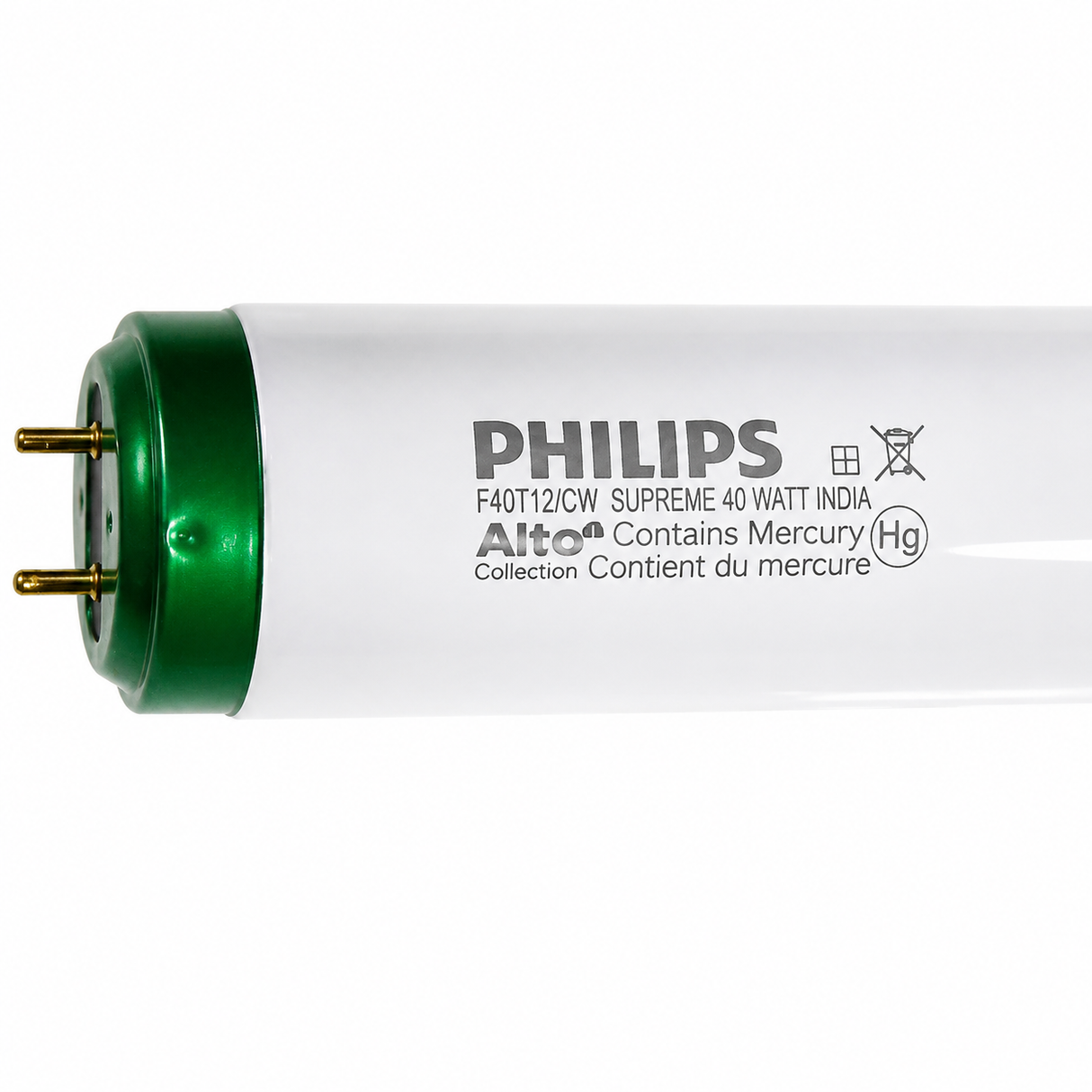 PHILIPS 423889 F40T12/CW/SUPREME/ALTO 40W 4ft T12 Fluorescent Tube Cool White