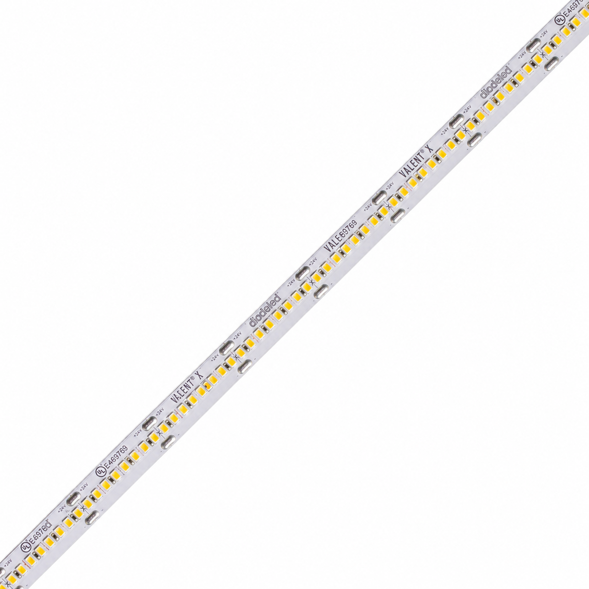 Diode LED DI-24V-VLX3-22-100 100ft 2.8W/ft Valent X 300+ Lumen Per Ft High Density LED Tape Light 2200K 24V DC