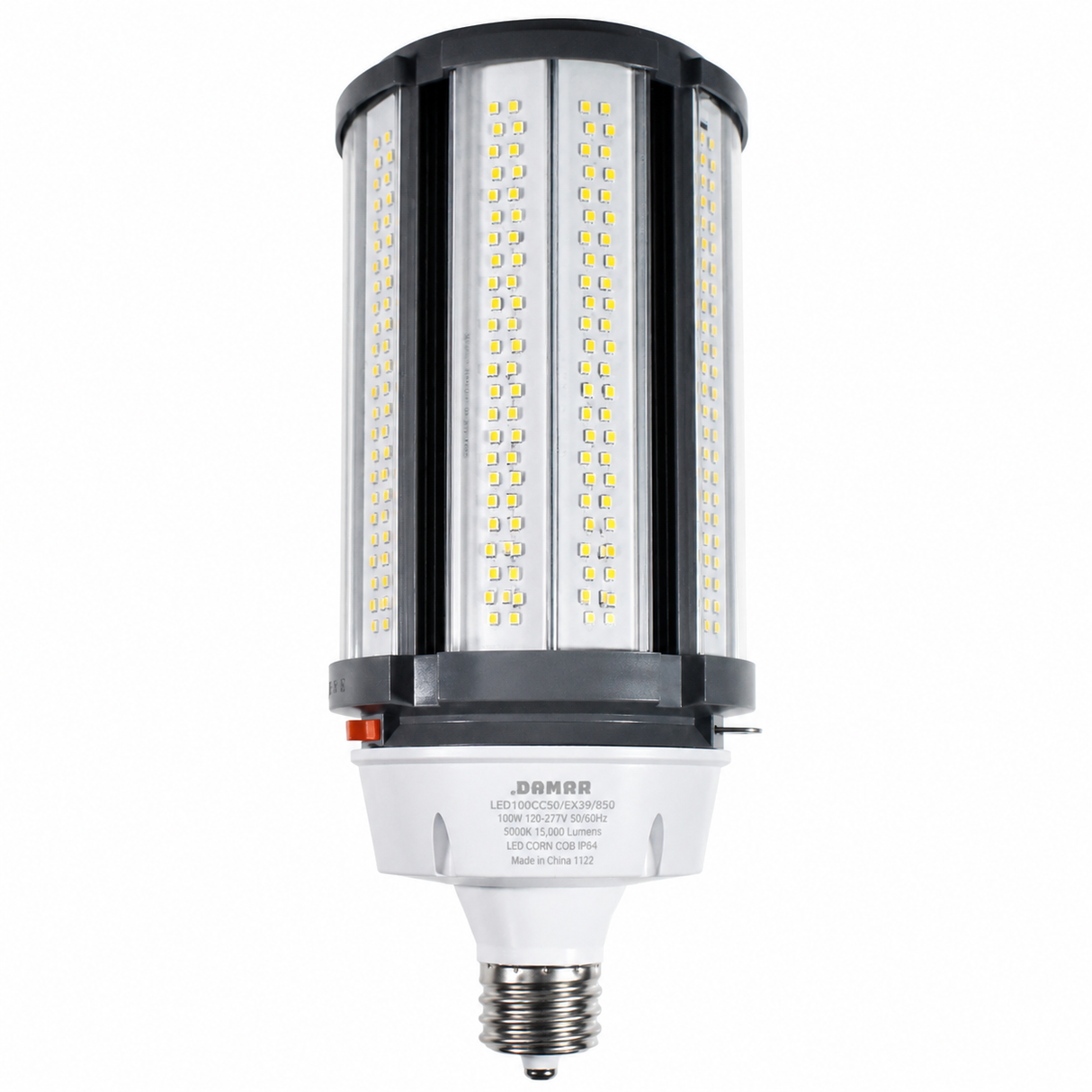 DAMAR 36688B LED120CC/3CCT 80W/100W/120W LED HID Corn Retrofit Bulb 30K/40K/50K EX39 Mogul Base 120-277V