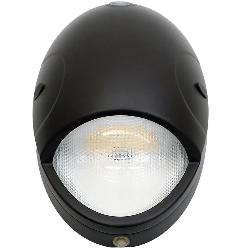 Westgate DELW-15W-MCT-BK 15W LED Modern Wall Pack Black Finish Photocell Emergency Unit 35K/40K/50K 120-277V