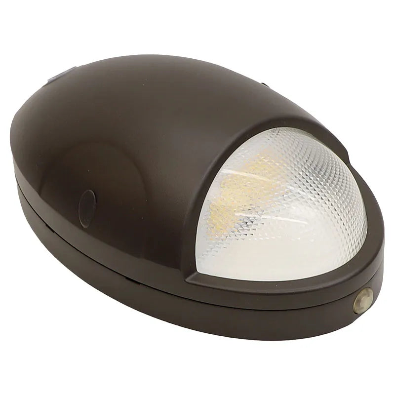 Westgate DELW-15W-MCT-BR 15W LED Modern Wall Pack Bronze Finish Photocell Emergency Unit 35K/40K/50K 120-277V