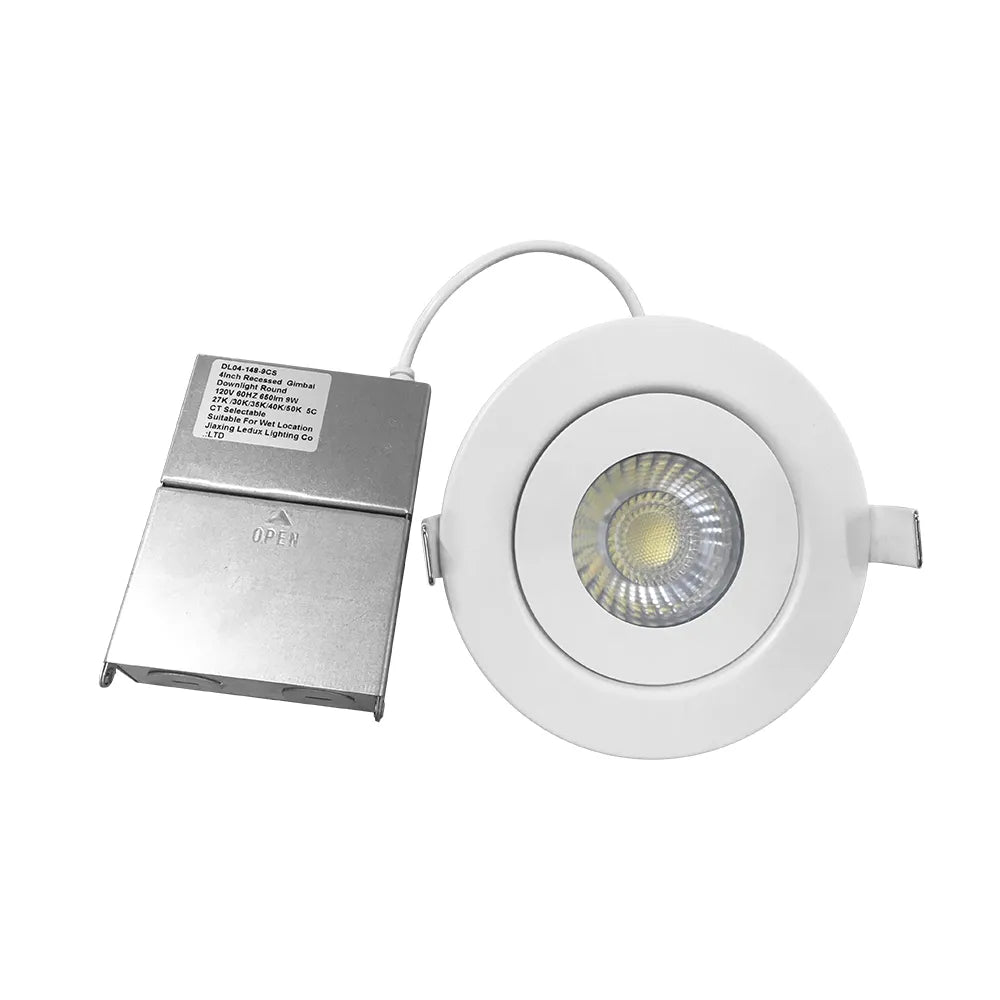 Euri DLC6G-13W105se 13W LED 6-Inch Round Gimbal Downlight 2700K/3000K/3500K/4000K/5000K 120-277V