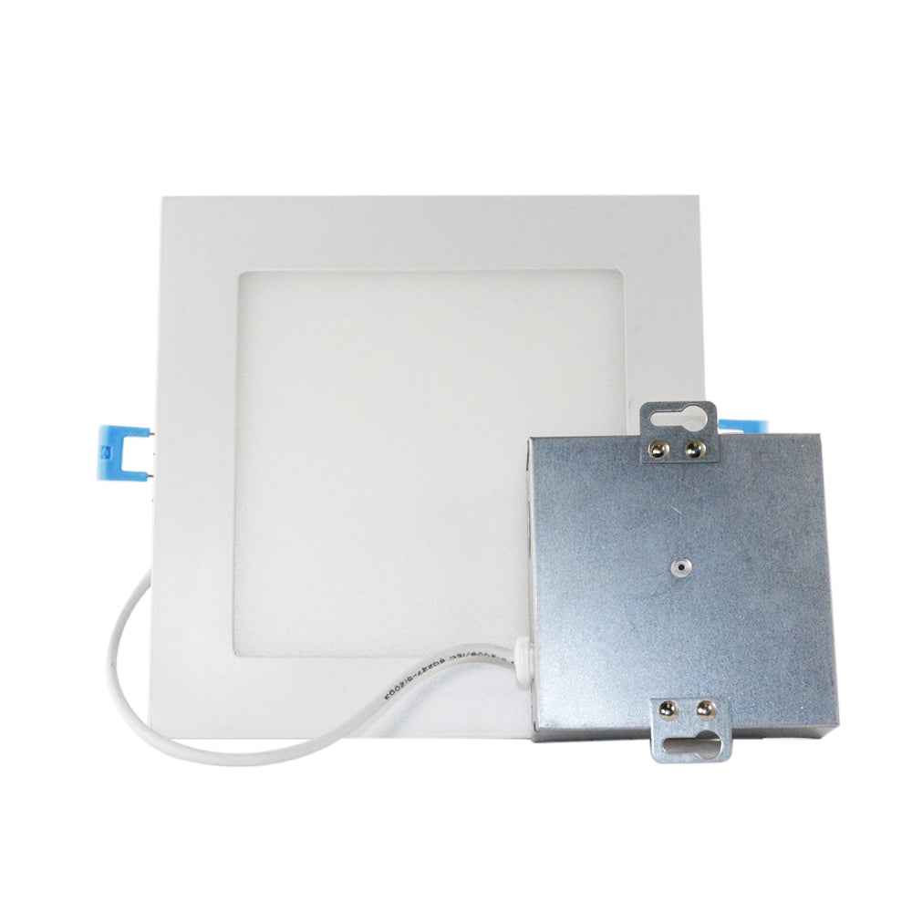 Euri Lighting DLC6SQ-2000e 12 Watt LED 6" Ultra Slim Square Downlight 3000K 120V