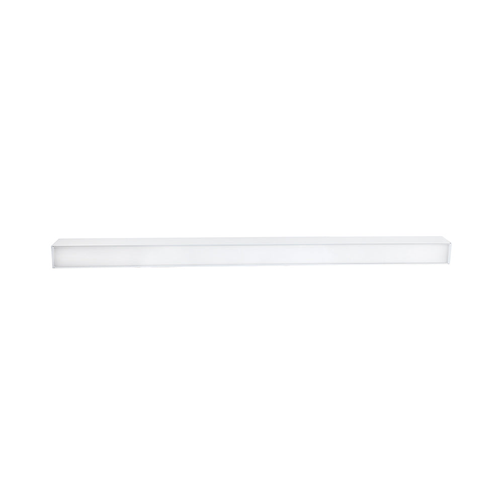 Euri Lighting EUD4-50W103sw-W 50W 4ft White LED Suspended Up & Down Light Gen2 30K/40/50K 120-277V
