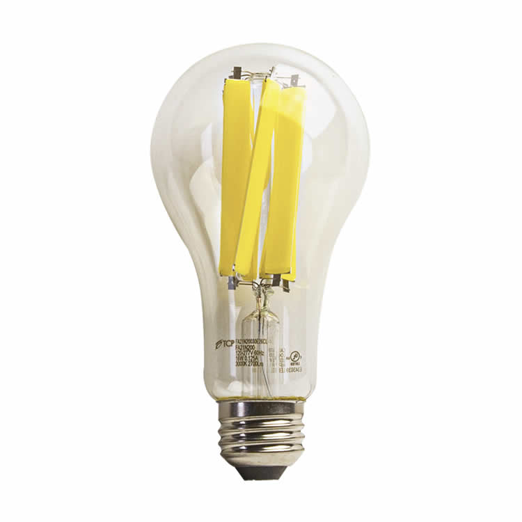 TCP FA21N20030E26CL 16W LED A21 High Lumen Filament Bulb 2700K E26 120-277V