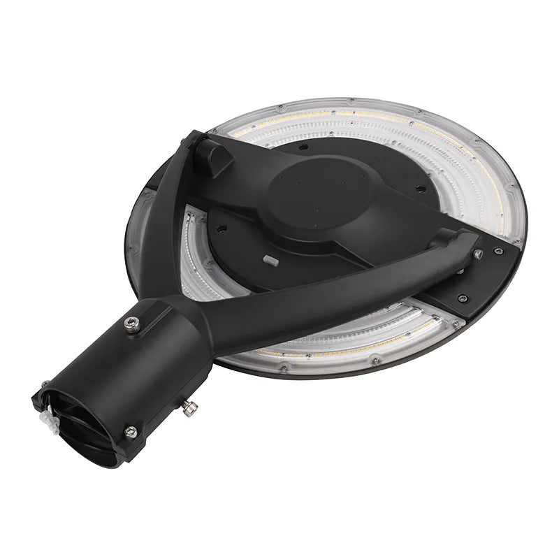 Westgate GPE-60-100W-MCTP-BK 60W/80W/100W LED Adjustable Garden Post-Top Lights Black Fixture Fits 3" OD Pipes/Poles 30K/40K/50K 120-277V