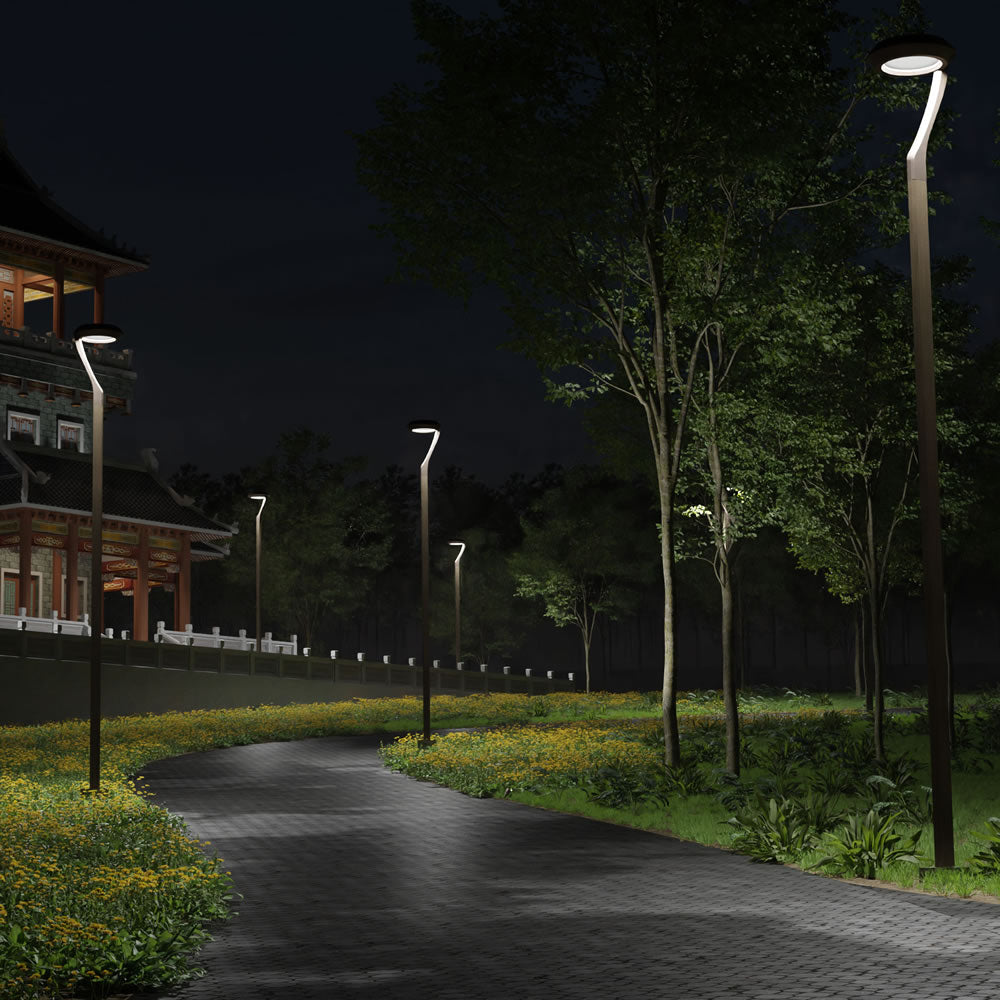 Westgate GPX-22-75W-MCTP-A1 22W/37W/56W/75W LED Adjustable Area/Flood Light Bronze Fixture Single Arm for 2-3/8" Poles 40K/50K 120-277V