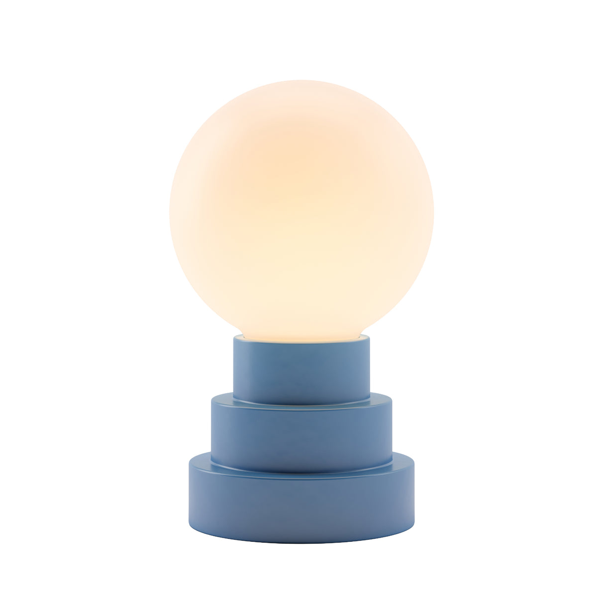 Kibun K70204 GLOBE Rechargeable Cordless LED Table Lamp, 3-Levels Brightness Touch Sensor Control, Avalon