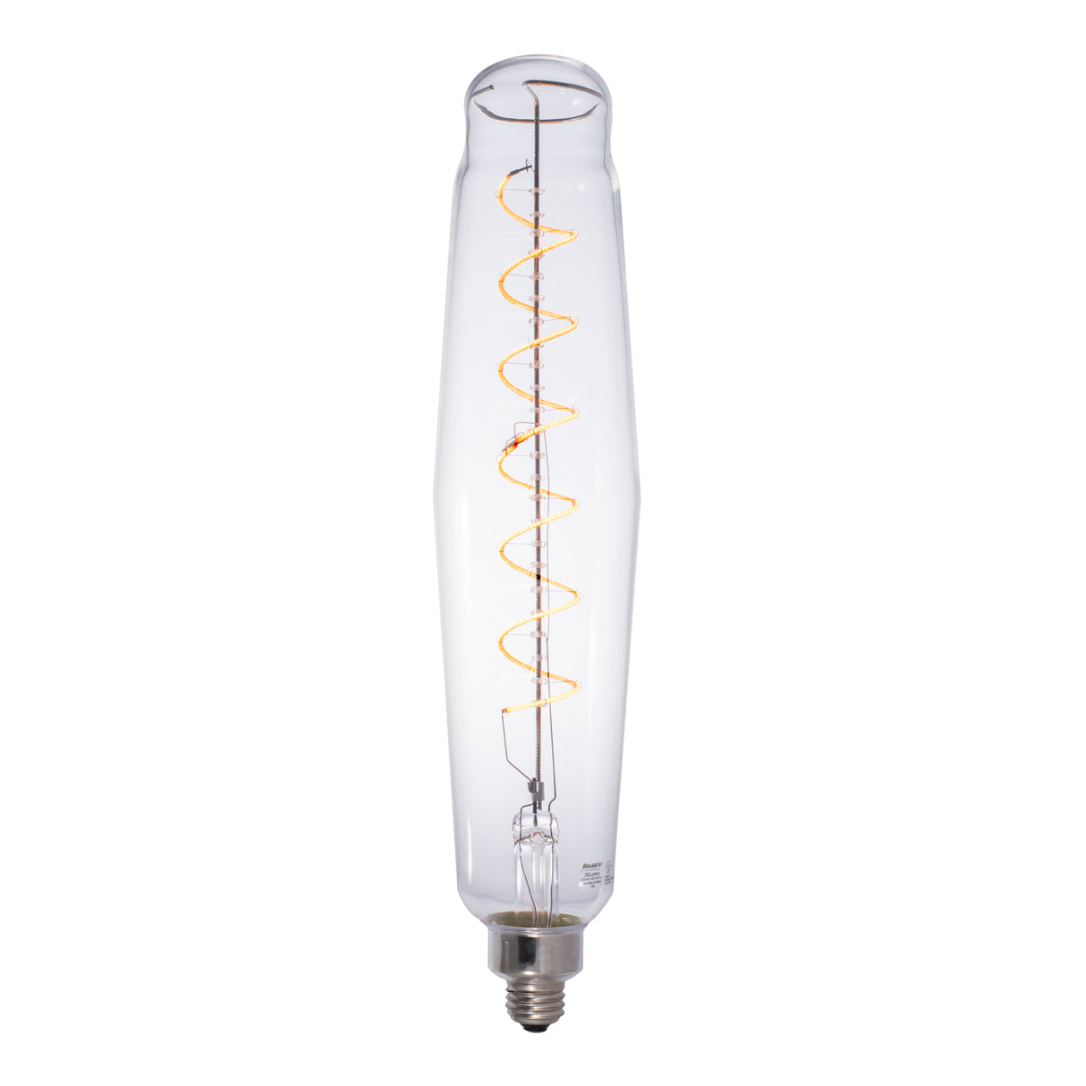 Bulbrite 776301 Bulbrite LED Grand Spiral Filament Tubular Shaped Light Bulb, 60 Watt Equivalent, 2200K, Clear
