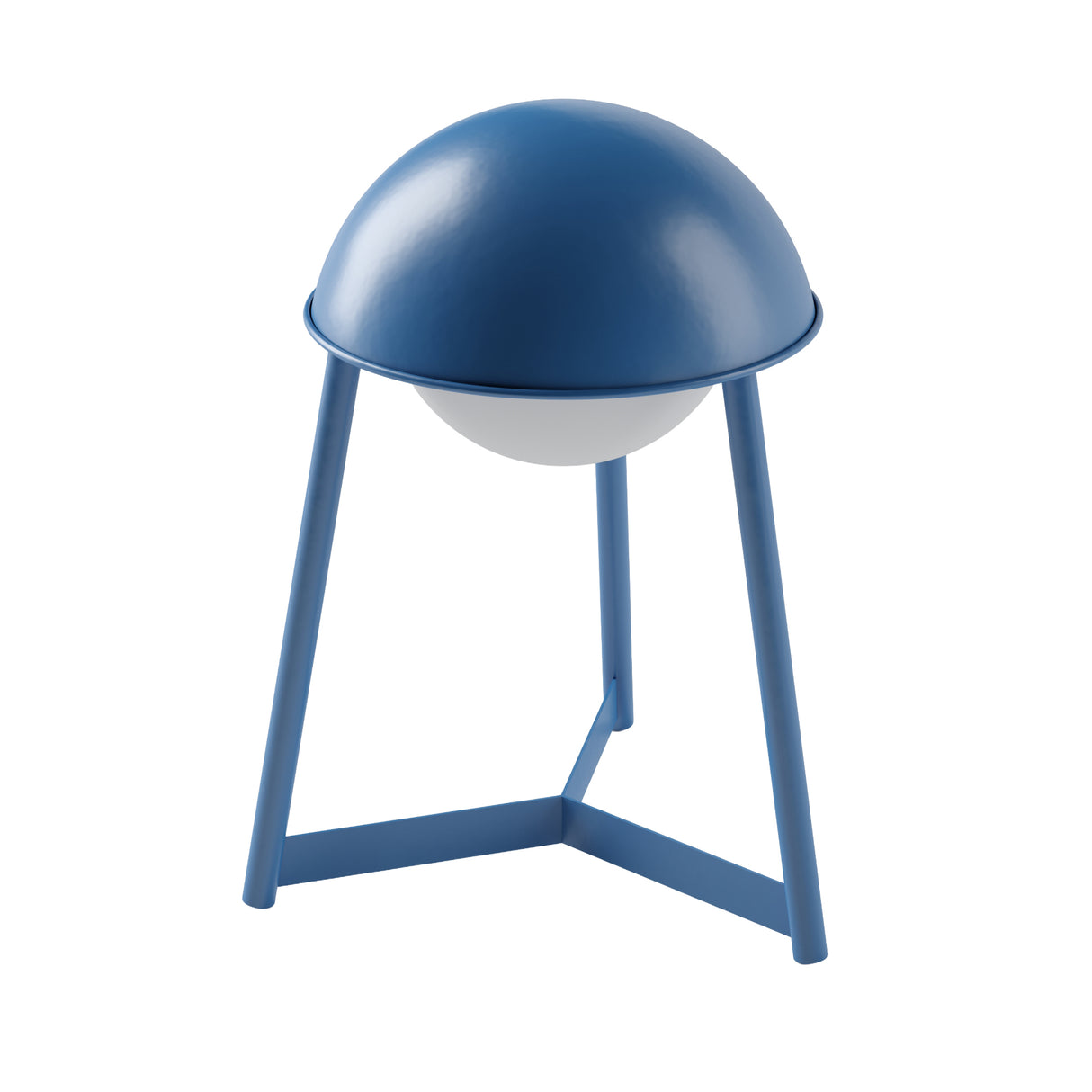 Kibun K70104 HELMET Rechargeable Cordless LED Table Lamp, 3-Levels Brightness Touch Sensor Control, Avalon