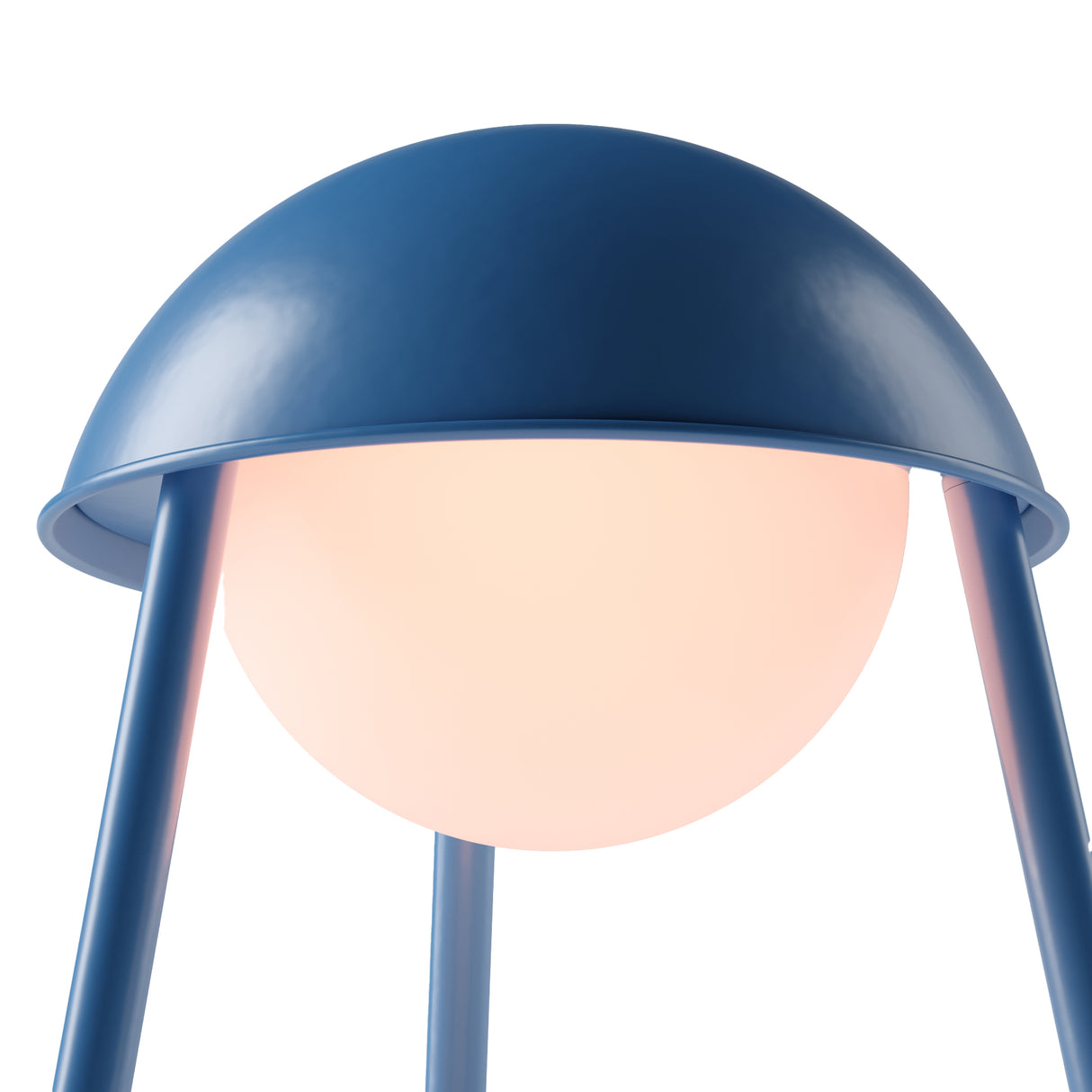 Kibun K70104 HELMET Rechargeable Cordless LED Table Lamp, 3-Levels Brightness Touch Sensor Control, Avalon