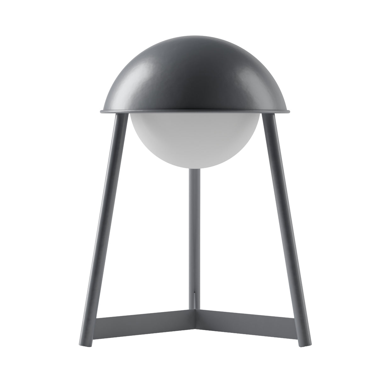 Kibun K70102 HELMET Rechargeable Cordless LED Table Lamp, 3-Levels Brightness Touch Sensor Control, Iron
