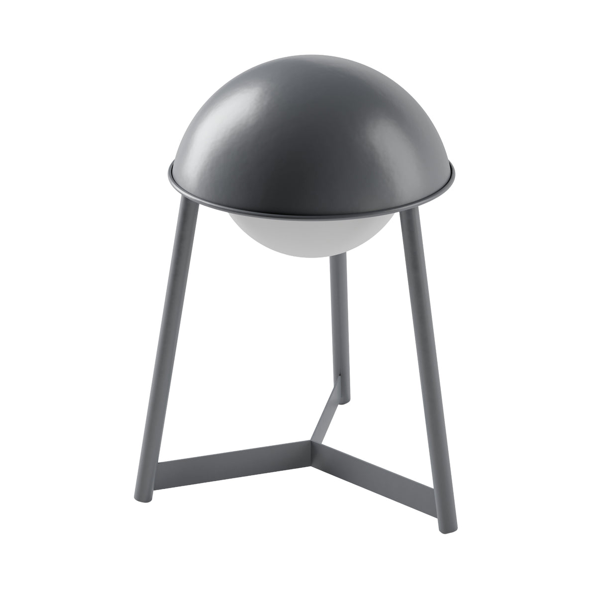 Kibun K70102 HELMET Rechargeable Cordless LED Table Lamp, 3-Levels Brightness Touch Sensor Control, Iron