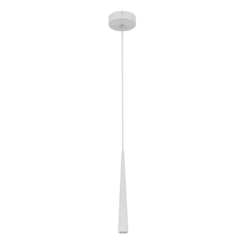 Westgate LCFT-MCTP-WH 3W/6W/9W LED Tapered Pendant Light White Finish 30K/40K/50K 120V