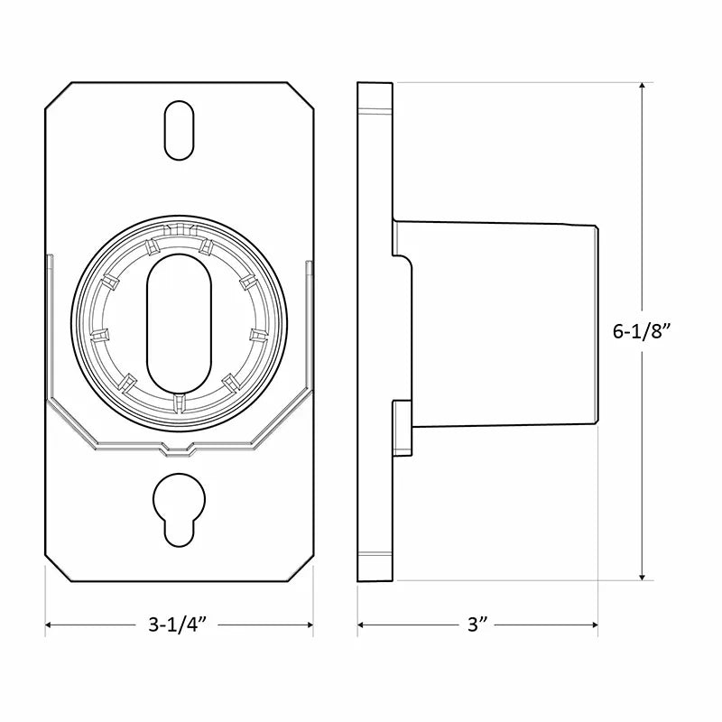 Westgate LFX-PASF Bronze Finish Pole Adapter for Slip Fitter Mount Only for LFX/LFX-XXL/FLXMAX/FLXPRO/LF4PRO/FLXE Flood Lights