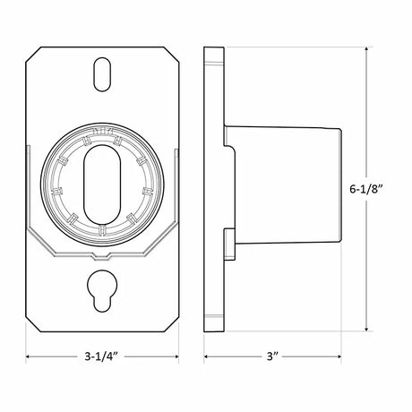 Westgate LFX-PASF-WH White Finish Pole Adapter for Slip Fitter Mount Only for LFX/LFX-XXL/FLXMAX/FLXPRO/LF4PRO/FLXE Flood Lights