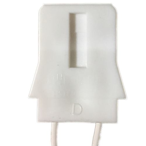 LH0103 Unshunted, straight insertion, water resistant, slide on / screw mount lamp holder/socket