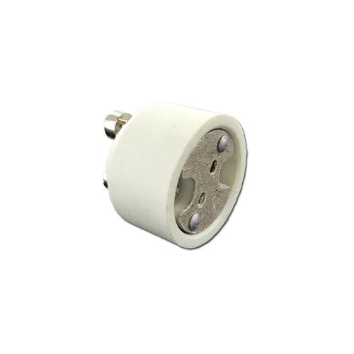 LH0995 Converts GU10 twist lock lamp holder/socket to a G5.3,GU5.3,GX5.3,GY5.3 bipin lamp holder/socket
