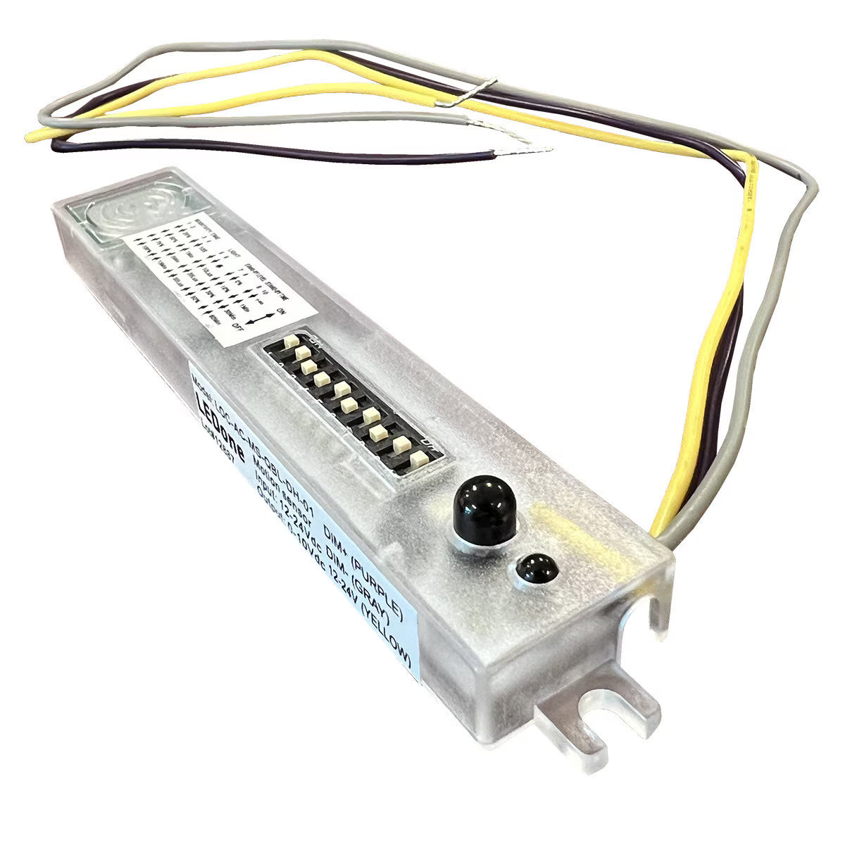 LEDone AO0302 LOC-AC-MS-QBL-DH-01 Microwave Bi-Level Occupancy Sensor 12-24VDC