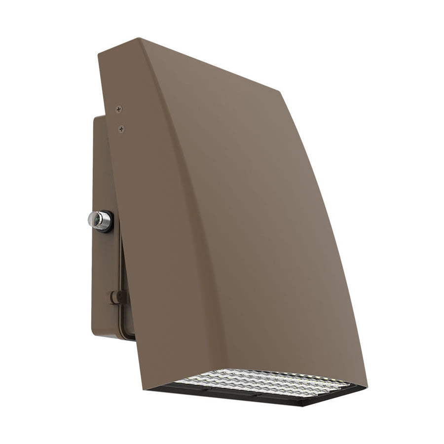 Westgate LWAX-LG-50-120W-MCTP-P 50W/80W/120W LED Wall Pack Adjustable Cutoff Bronze Finish Photocell 30K/40K/50K/57K 120-277V