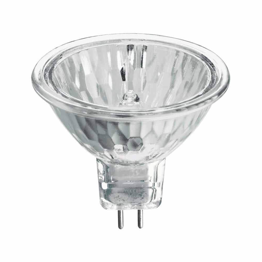 Plusrite 3247 MR16X-LIFE/EXZ/WC 50W MR16 Halogen Bulb Narrow Flood 24° with Glass Cover GU5.3 Base 12V