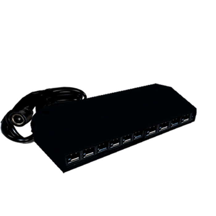 Westgate PL12-SPLIT10-BK 10-Hole Black Mini Splitter with Female Socket & 40" Cord