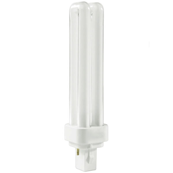 Plusrite 4023 CFQ18W/G24d/841 18W CFL Double Twin Tube 4100K G24d-2 2-pin Base