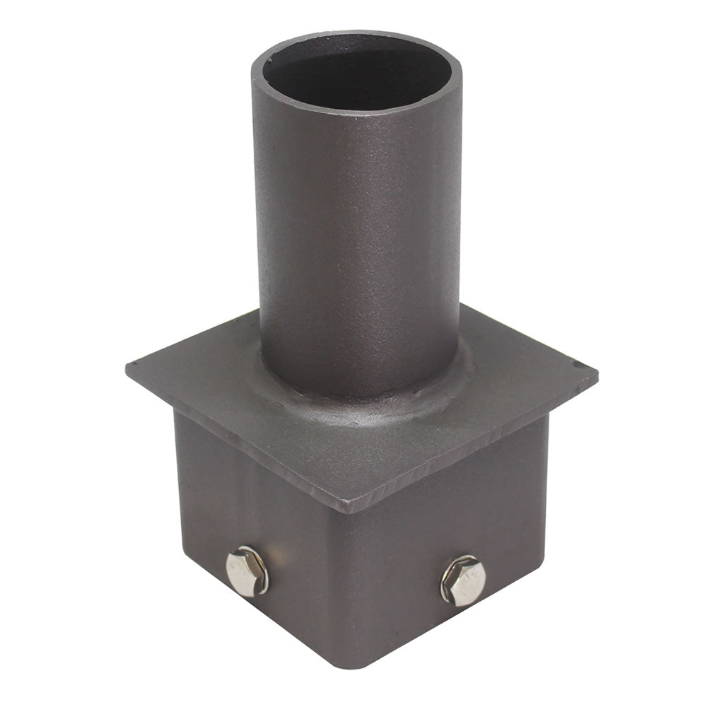 Westgate PSS5SVTZ 5" Square Pole Vertical Tenon that Goes Inside 5" Pole to Accept 2" Slip Fitter Bronze Finish