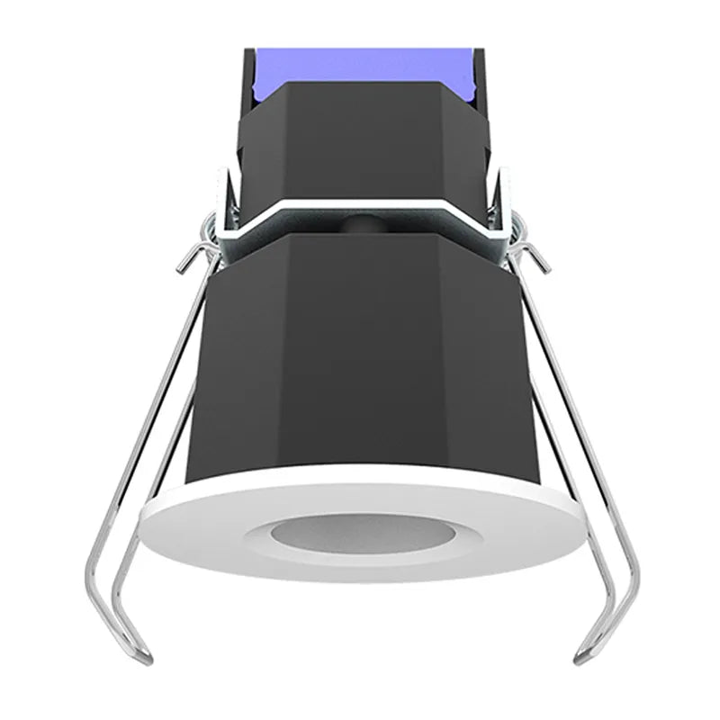Westgate RDL1S-ST-MCT5-WH 8W LED High-Output Low-Glare Round Canless Recessed Light White Finish 27K/30K/35K/40K/50K 120V