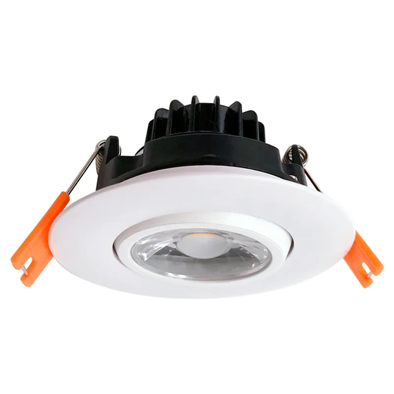 Westgate RDL3S-ADJ-MCT5-WH 7W 3" LED Round Adjustable Eyeball Canless Recessed Light White Finish 27K/30K/35K/40K/50K 120V